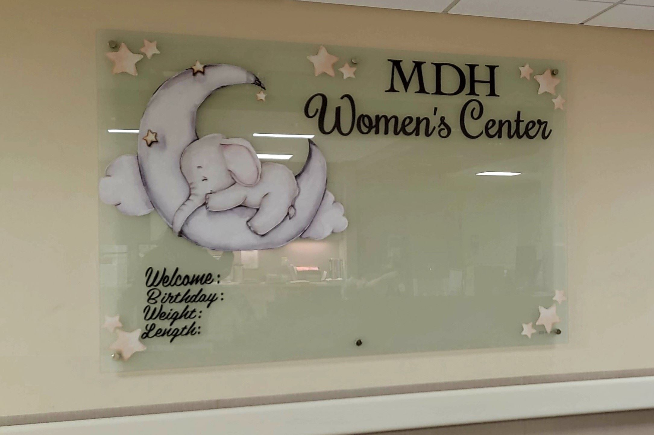 MDH Women's Center Sign
