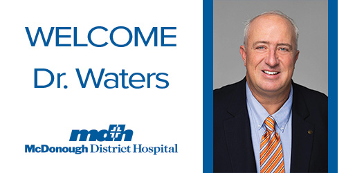 MDH Welcomes Dr. Michael Waters – McDonough District Hospital